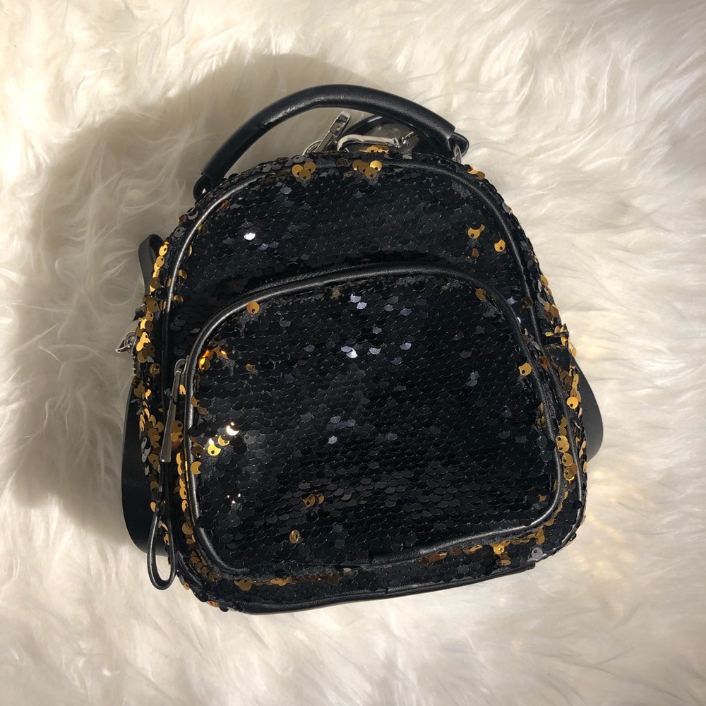 Zara Convertible Sequins Mini Backpack - image 7